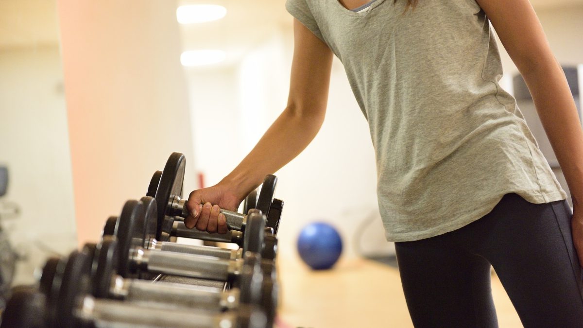 Ejercicio de fuerza mujer