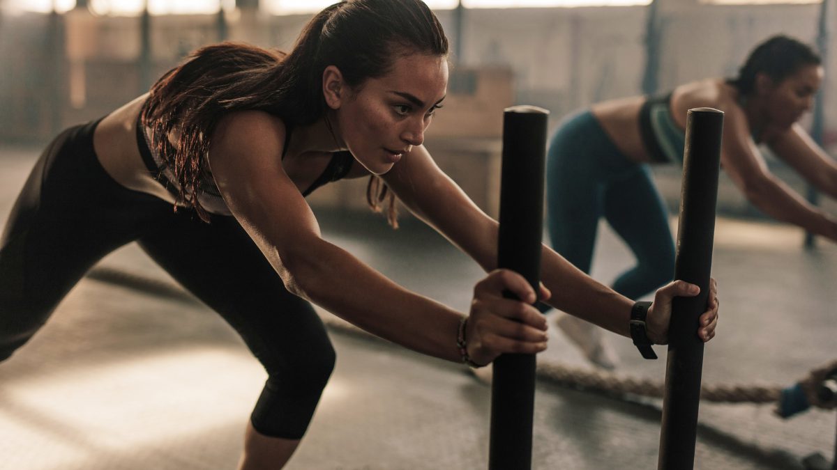 Ejercicio de fuerza mujer