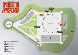 Mapa completo para acceder al concierto de Bruce Springsteen en Madrid