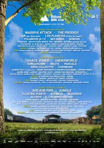Cartel del festival del BBK en Bilbao 2024