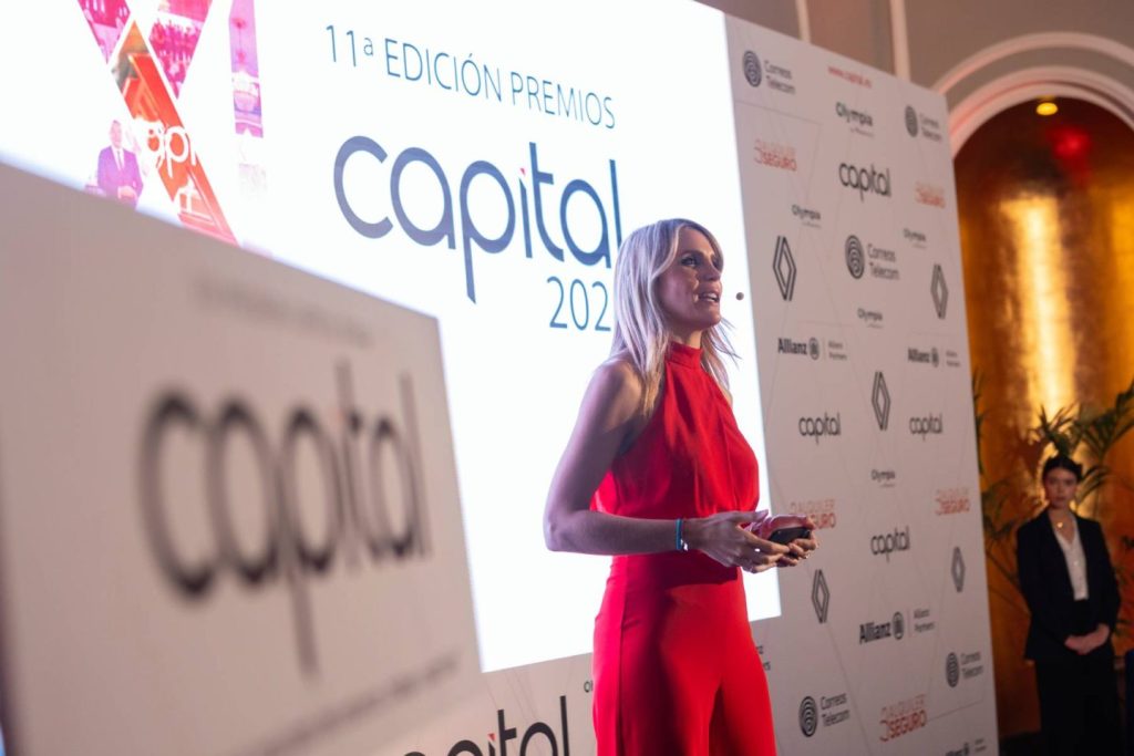 Angie Rigueiro en los Premios Capital 2024. 