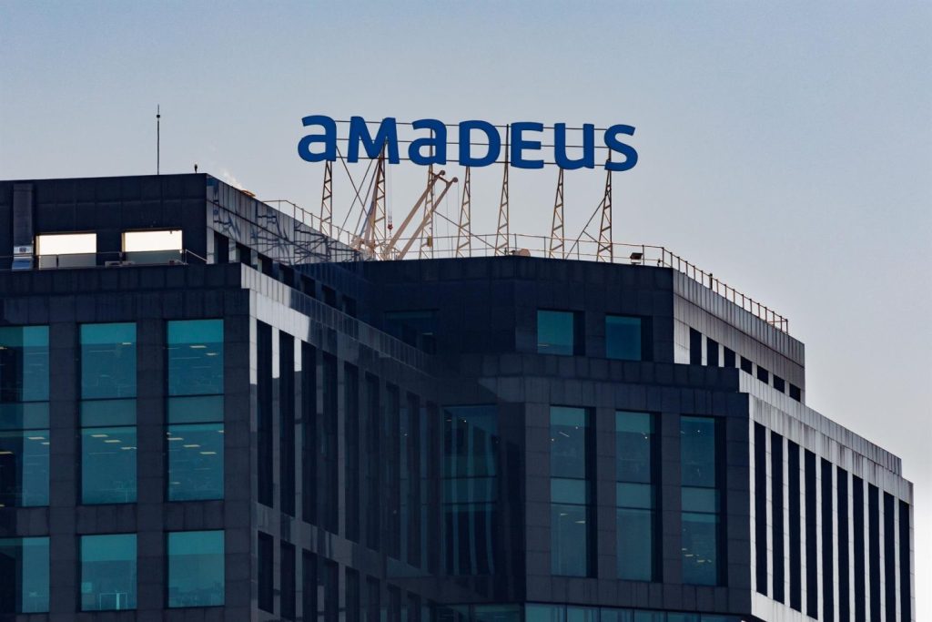 Fachada de la sede de Amadeus en el edificio Herre.