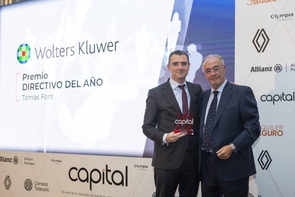 Tomàs Font, director general de Wolters Kluwer Tax & Accounting España, Premio Capital Directivo del Año