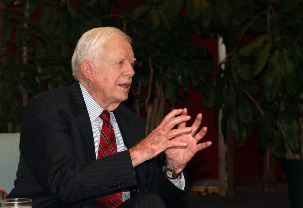 La despedida de Obama al presidente Jimmy Carter