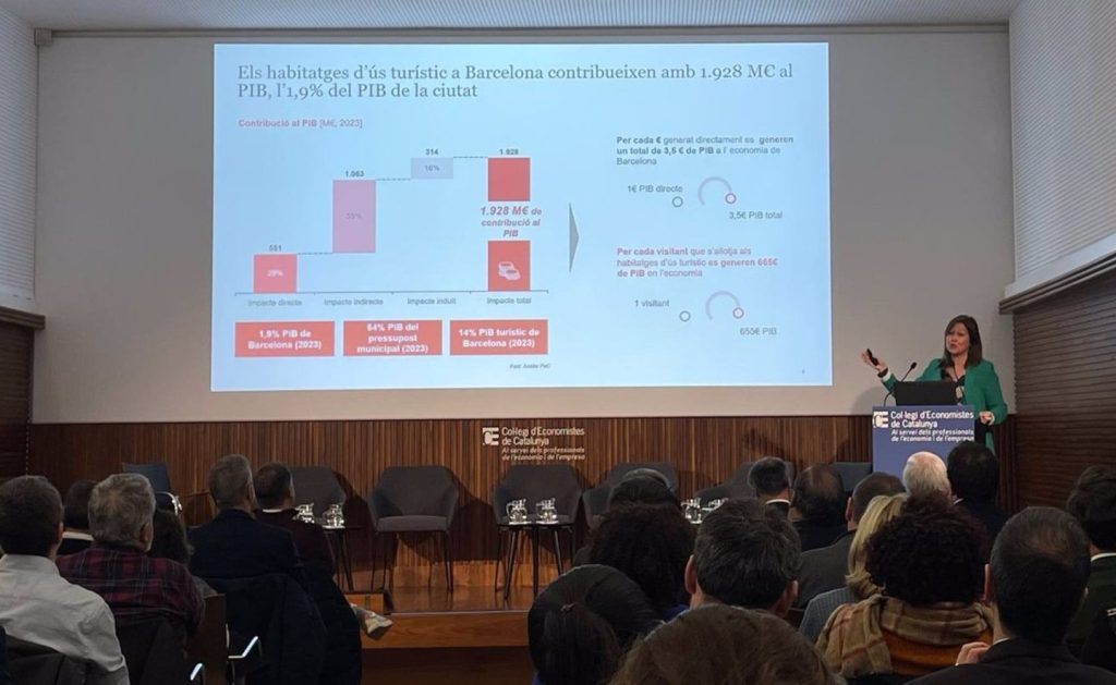 Eliminar pisos turísticos podría afectar el 1,9% del PIB de Barcelona y 40.000 empleos