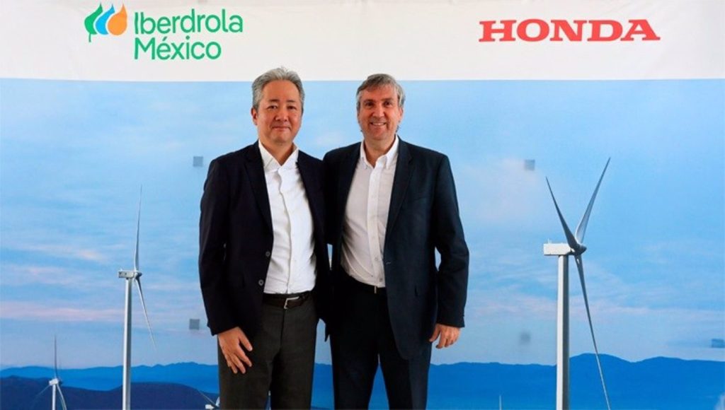 Iberdrola proporcionará energía renovable a Honda para sus fábricas en México