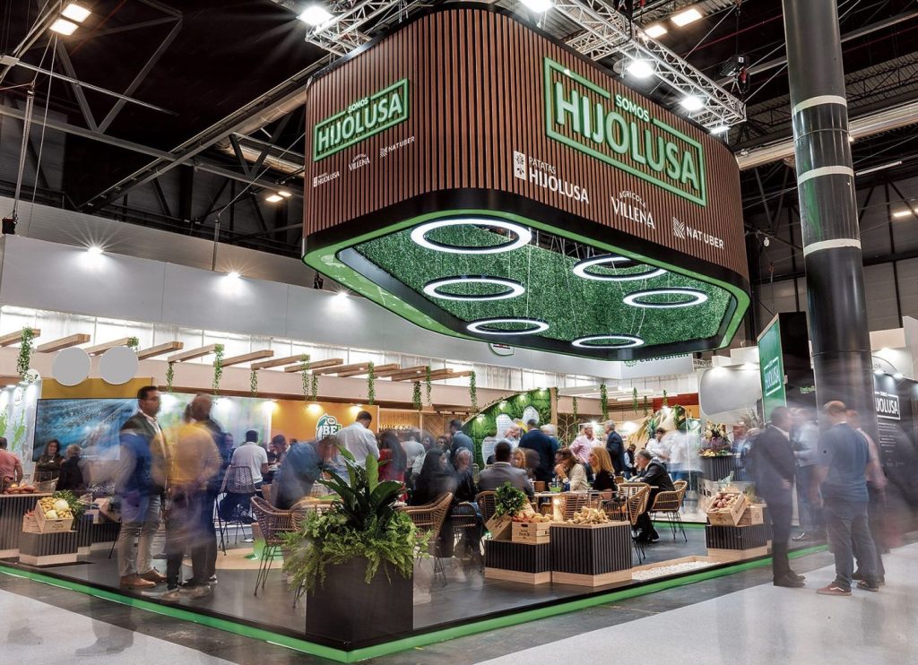 Stand de Somos Hijolusa en la feria internacional Fruit Attraction.