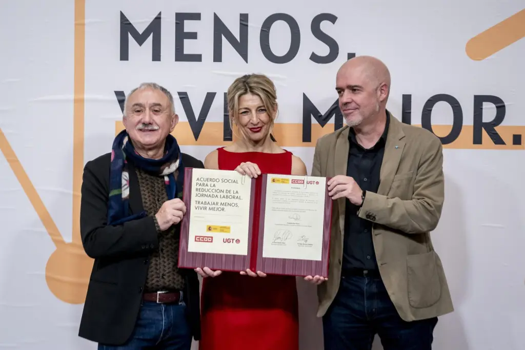 El Gobierno aprobará la reducción de la jornada laboral a 37,5 horas antes de ir al Congreso