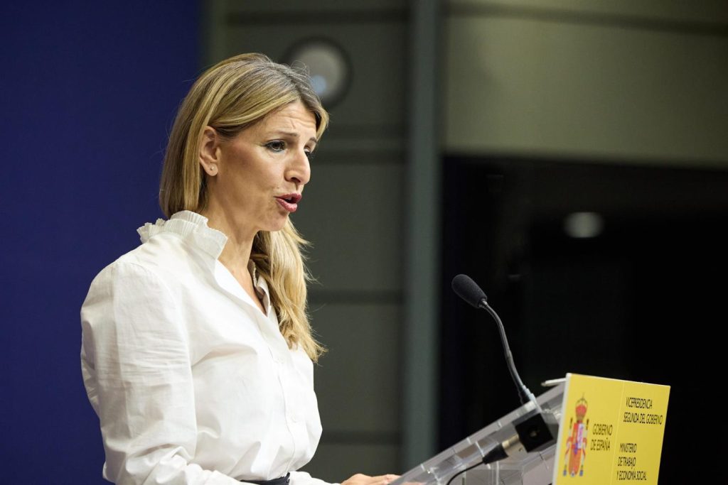 Yolanda Díaz asegura que la reducción de jornada se aprobará en el Congreso pese al rechazo de PP, Vox y Junts.