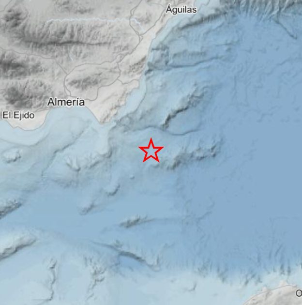 Sentido en municipios de 7 provincias un terremoto de magnitud 5,5 frente a la costa de Almería