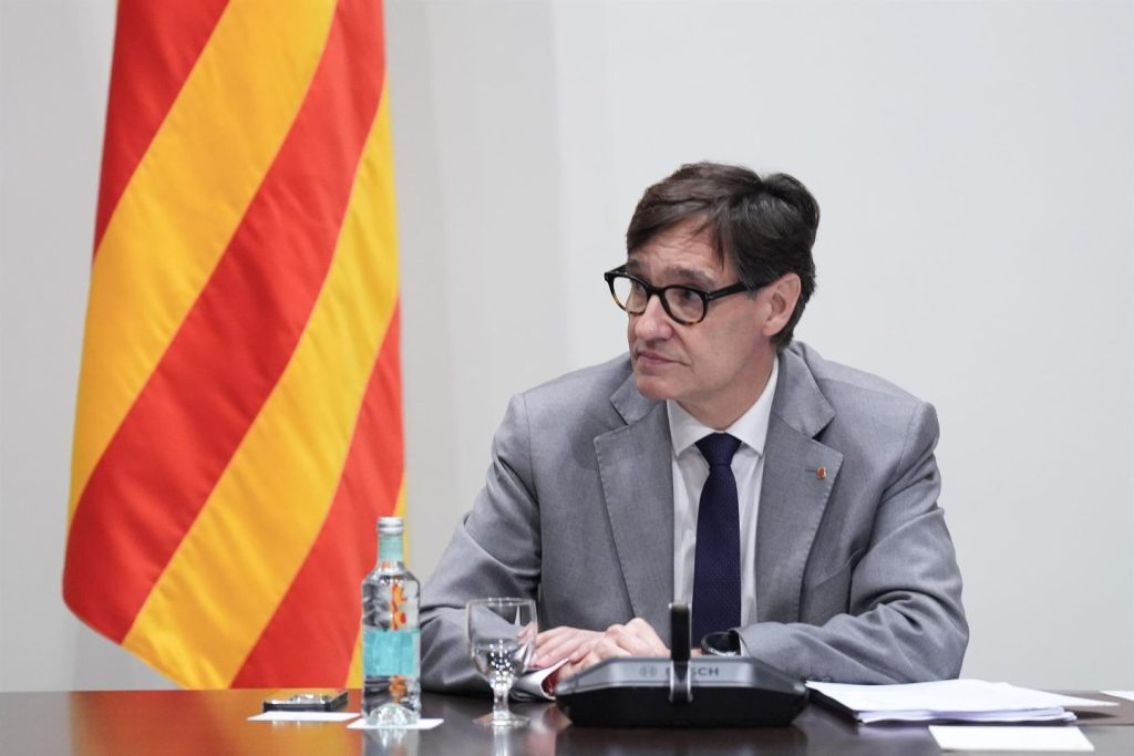 El presidente de la Generalitat de Catalunya, Salvador Illa