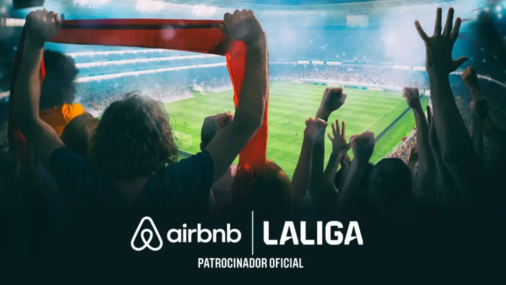 Airbnb se convierte en patrocinador oficial de LaLiga para varios años en España, uniendo fútbol y viajes