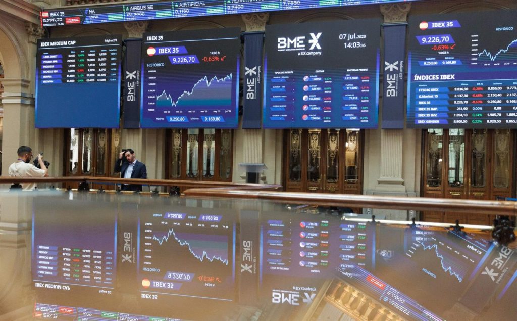 El Ibex 35 marca máximo desde 2008 al alcanzar 14.536 puntos, subiendo un 0,90% respecto al martes