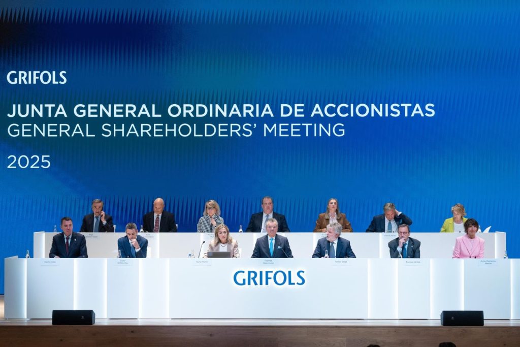 Grifols pagará 102 millones de euros en dividendos tras cuatro años de pausa este miércoles 13