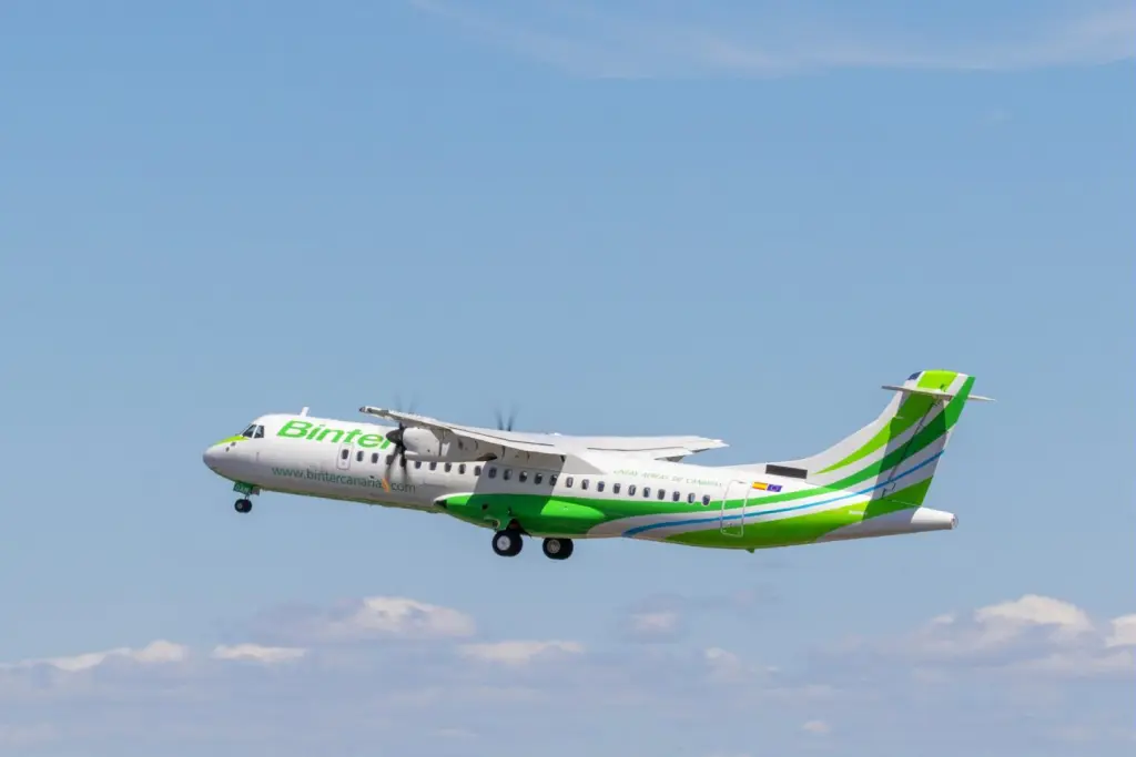 Binter invierte 189 millones en nueve aviones ATR 72-600 para aumentar su flota y reducir emisiones