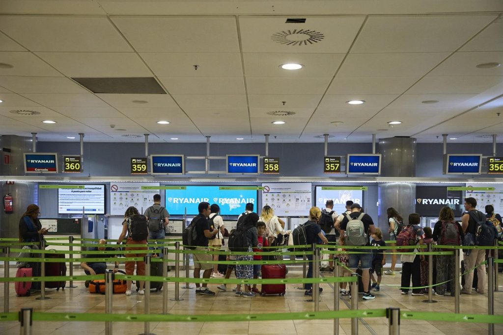 Ryanair bate récord con 21 millones de pasajeros en agosto, un 2% más que el año anterior