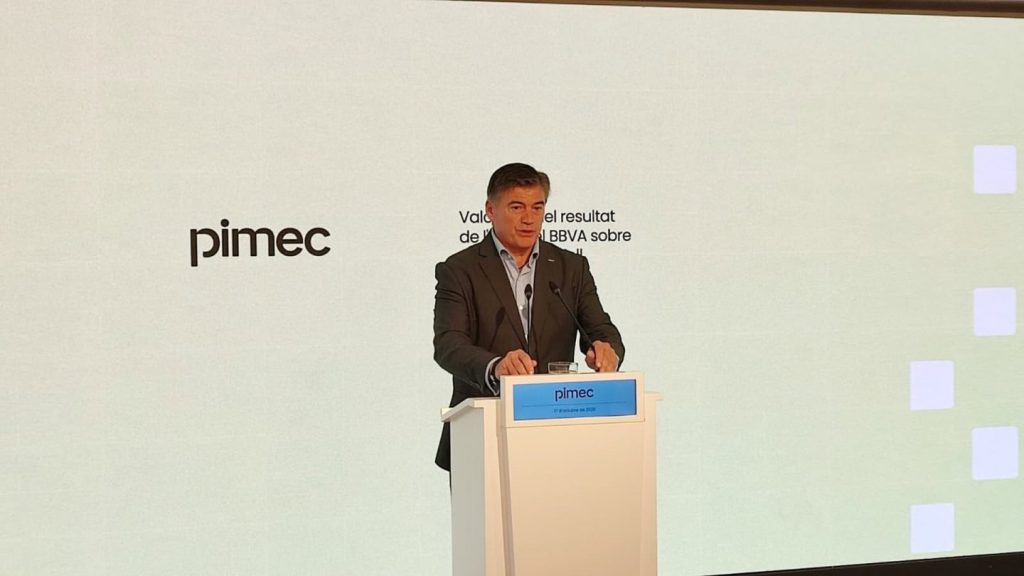 El presidente de Pimec afirma que pymes y autónomos han salido victoriosos tras la OPA de BBVA a Sabadell