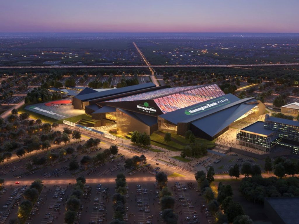 Turner (ACS) construirá el primer estadio cubierto de Ohio, el Huntington Bank Field.