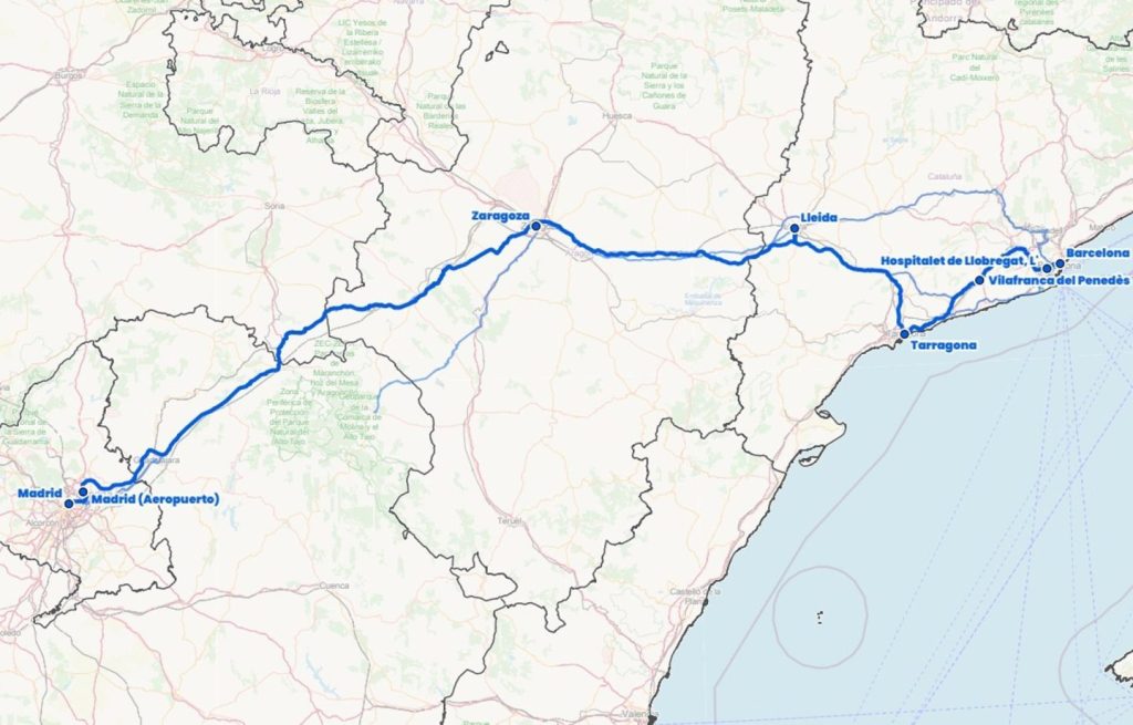 El Gobierno consulta bajar un 26% el precio del corredor de autobuses Madrid-Cataluña