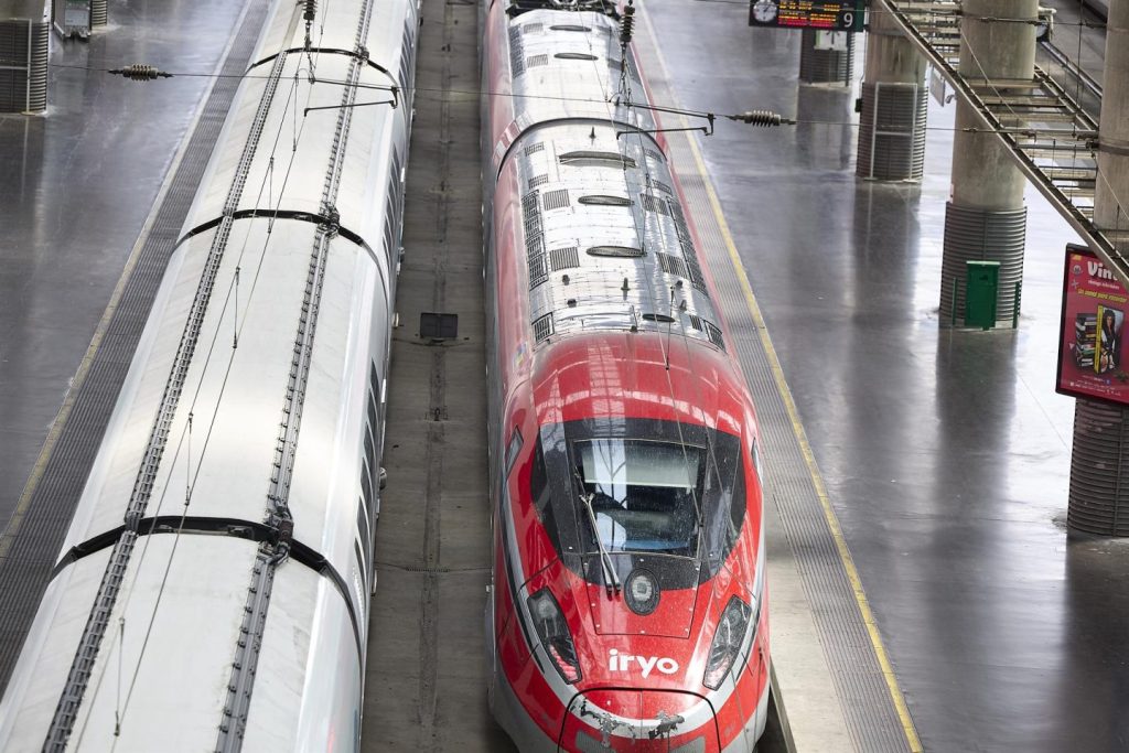 Establecen servicios mínimos del 73% en huelga de Iryo que afecta al puente de diciembre