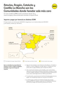 Asturias, Aragón y Cataluña lideran las comunidades donde heredar es más costoso según Arag