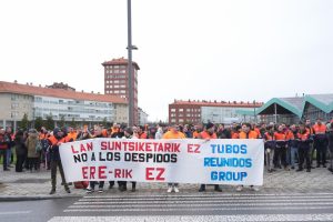 La planta de Tubos Reunidos en Amurrio empieza una huelga indefinida este lunes contra el ERE