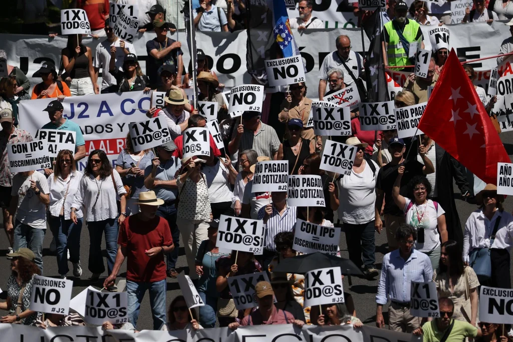 Mutualistas se manifiestan en Madrid por una pasarela justa al Régimen de Autónomos