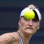 La tenista checa Marketa Vondrousova, suspendida cuatro años por negarse a un antidopaje