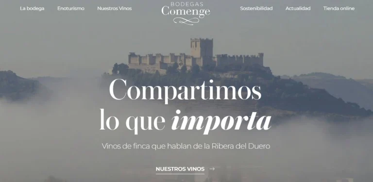Bodegas Comenge renueva su identidad digital y visual para acercar sus vinos a los consumidores