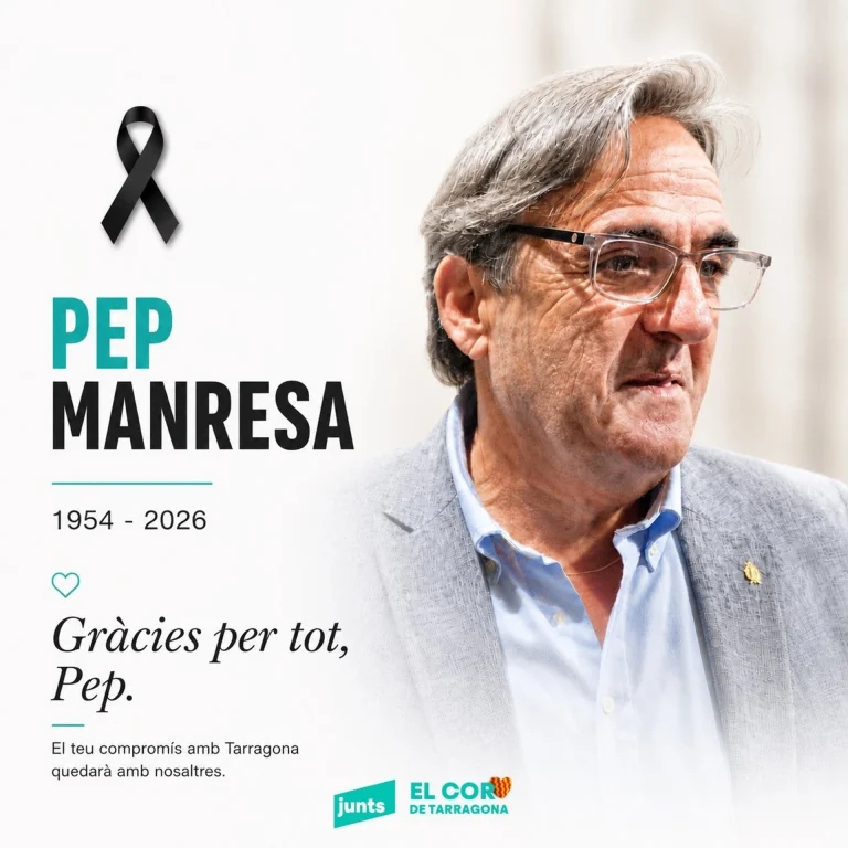 Muere a los 72 años Pep Manresa, concejal de Junts en el Ayuntamiento de Tarragona