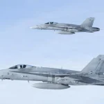 Dos cazas españoles de la OTAN derriban un dron que violaba el espacio aéreo de Rumanía