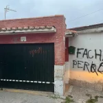 La AUGC denuncia una pintada en el garaje de un guardia civil en Ceuta: «facha perro»