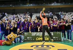 El Barça se impone al Sporting de Portugal y conquista la Supercopa Ibérica de balonmano