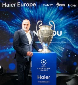 Peart (Haier) ve el patrocinio de la Champions como el encaje perfecto para la marca globalmente