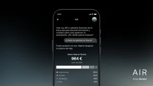 Revolut lanza AIR en España, su asistente de IA para gestionar las finanzas personales
