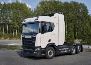 Toyota y Scania probarán la pila de combustible de hidrógeno en 40 camiones pesados